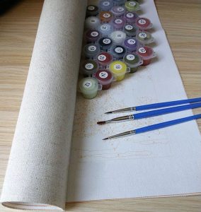 How To Paint By Number Step 1